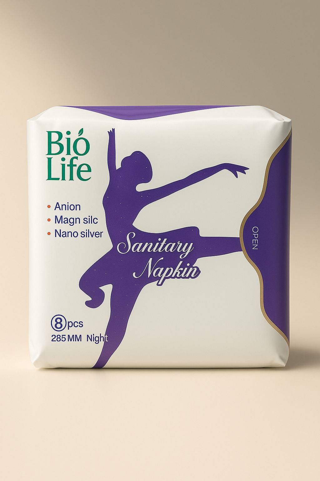 Bio Life Sanitary Napkin Night 285MM