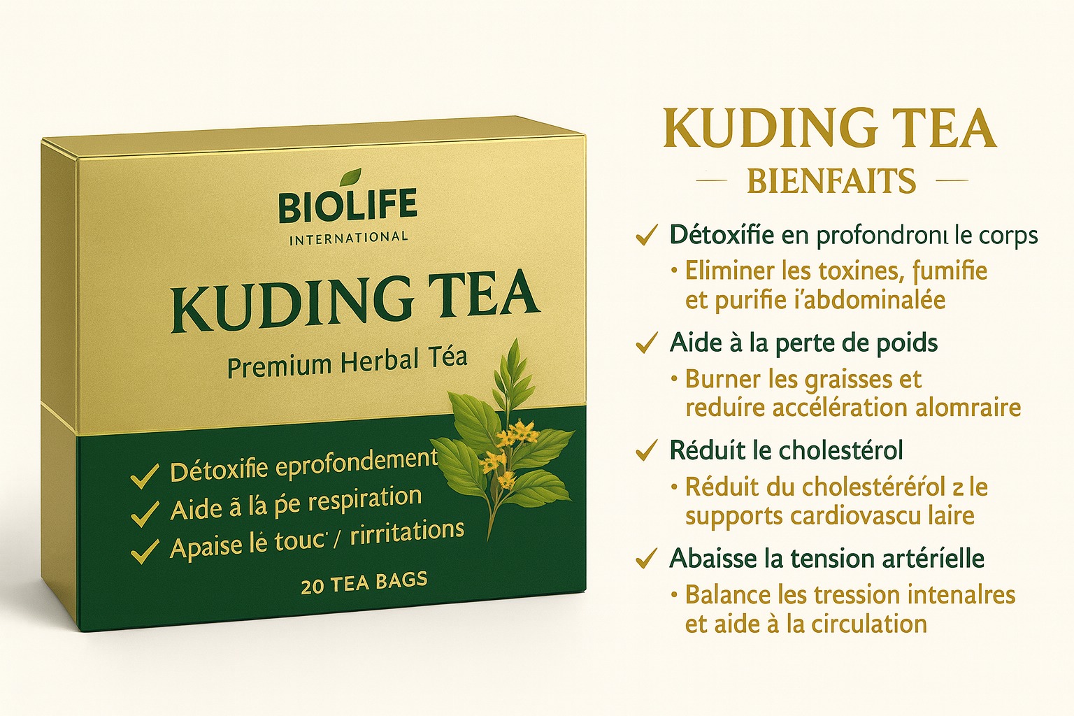 KUDING TEA - Premium Herbal Tea